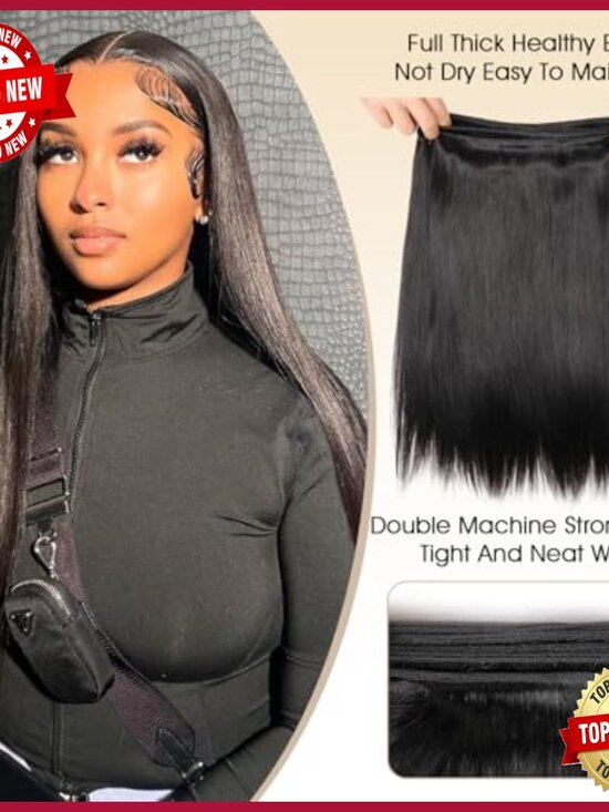 16A Brazilian Virgin Human Hair Extensions with HD Lace Closure main image 4